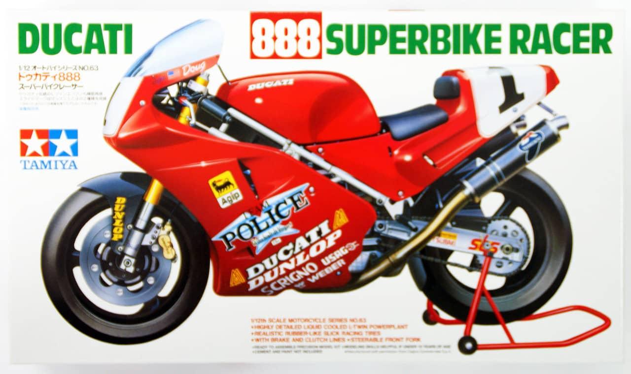 DUCATI 888 SUPERBIKE RACER TAMIYA 1/12°