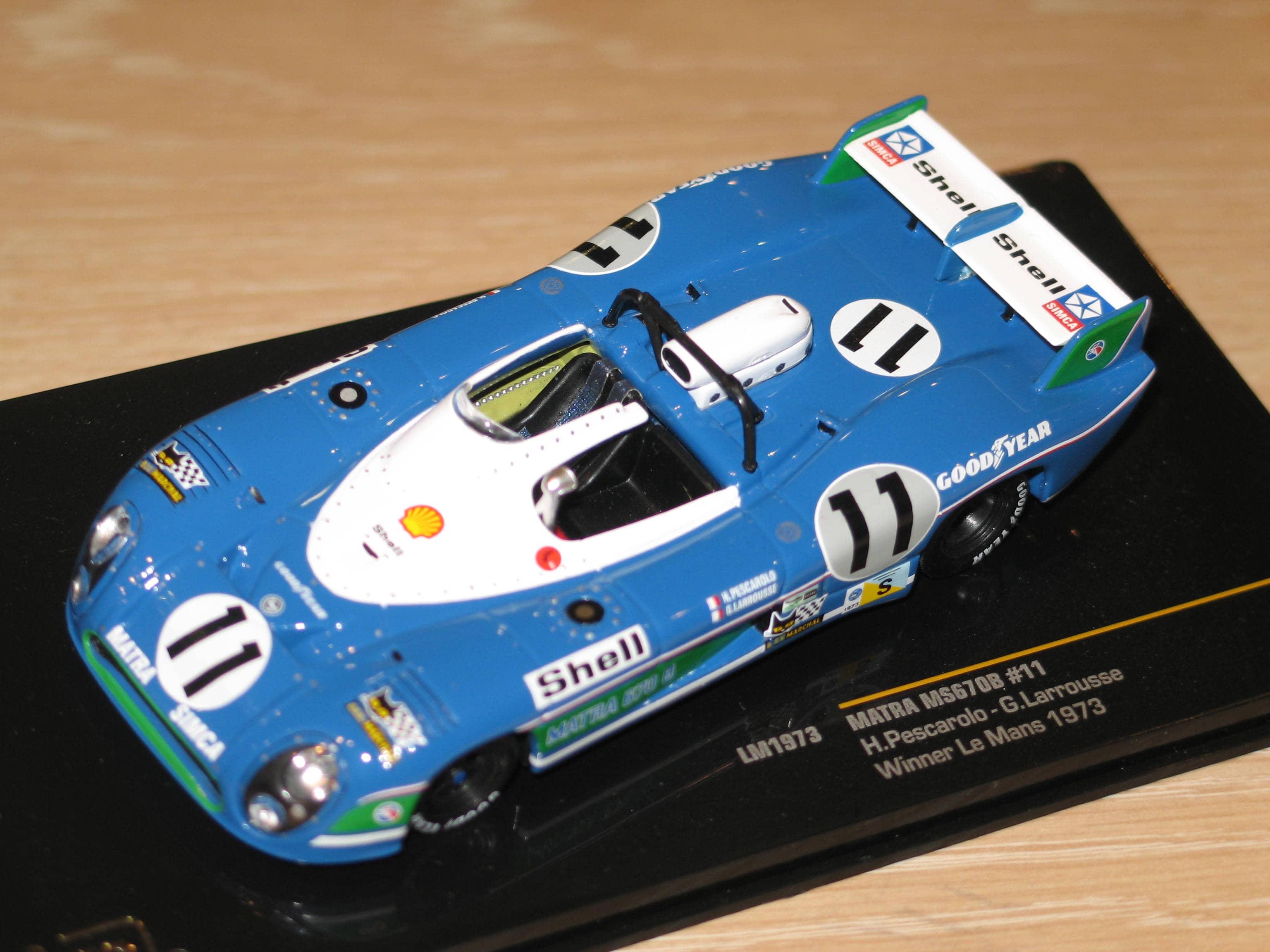 MATRA MS670 VQ DU MANS 1973 IXO 1/43°