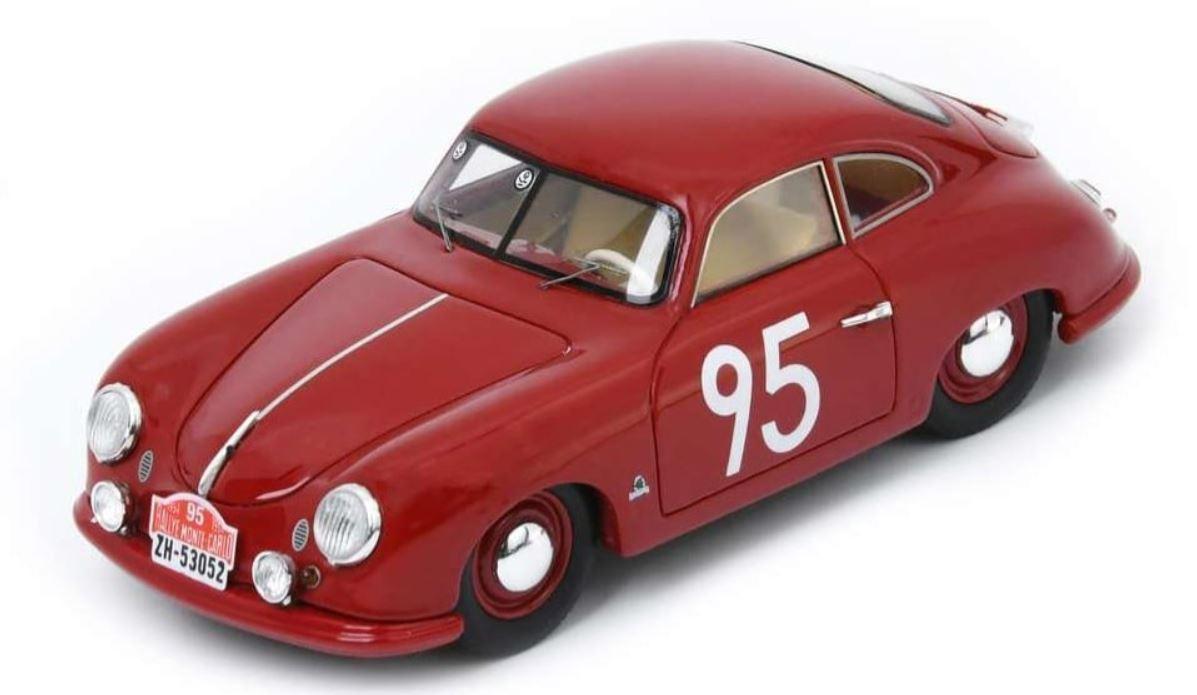 PORSCHE 356 N°95 Rallye Monte Carlo 1954 Schild & Bjornestad SPARK 1/43