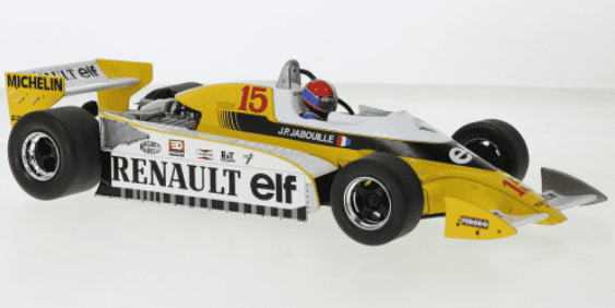 RENAULT RS10 #15 J-P JABOUILLE MODELCAR GROUP 1/18°