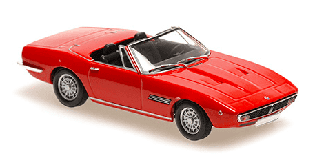 MASERATI GHIBLI SPYDER 1969 ROUGE - MAXICHAMPS 1/43