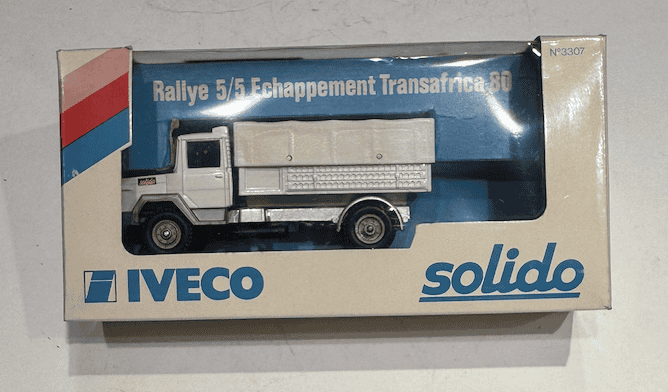 IVECO RALLYE 5/5 ECHAPPEMENT TRANSAFRICA 80 SOLIDO 1/43°