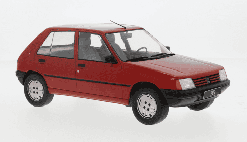 PEUGEOT 205 ROUGE 1984 5 PORTES MODELCARGROUP 1/18°