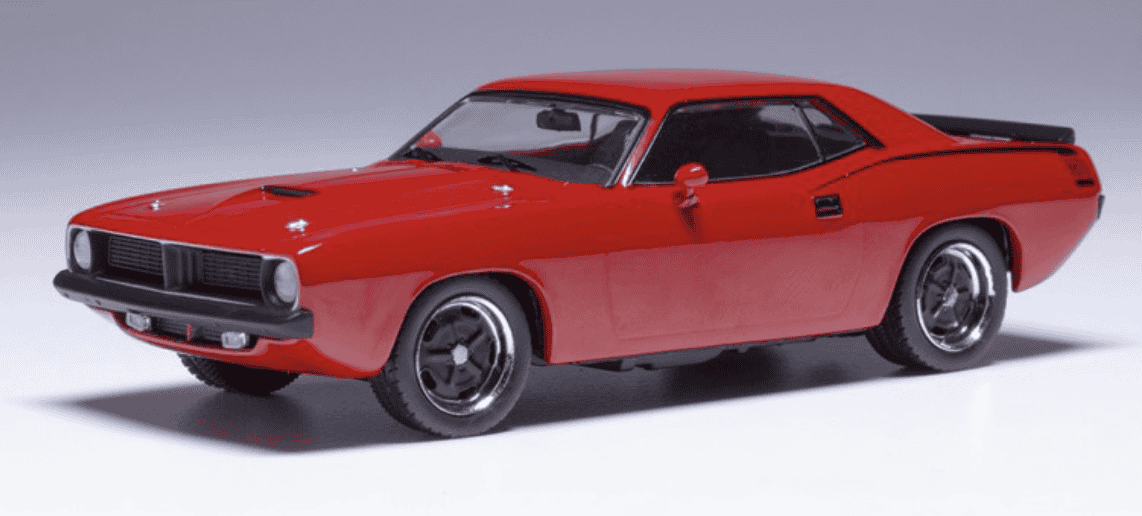 Plymouth Barracuda 1970 Rouge IXO 1/43