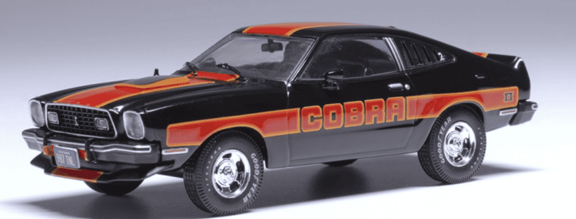 Ford Mustang II Cobra 1977 Black decorated IXO 1/43