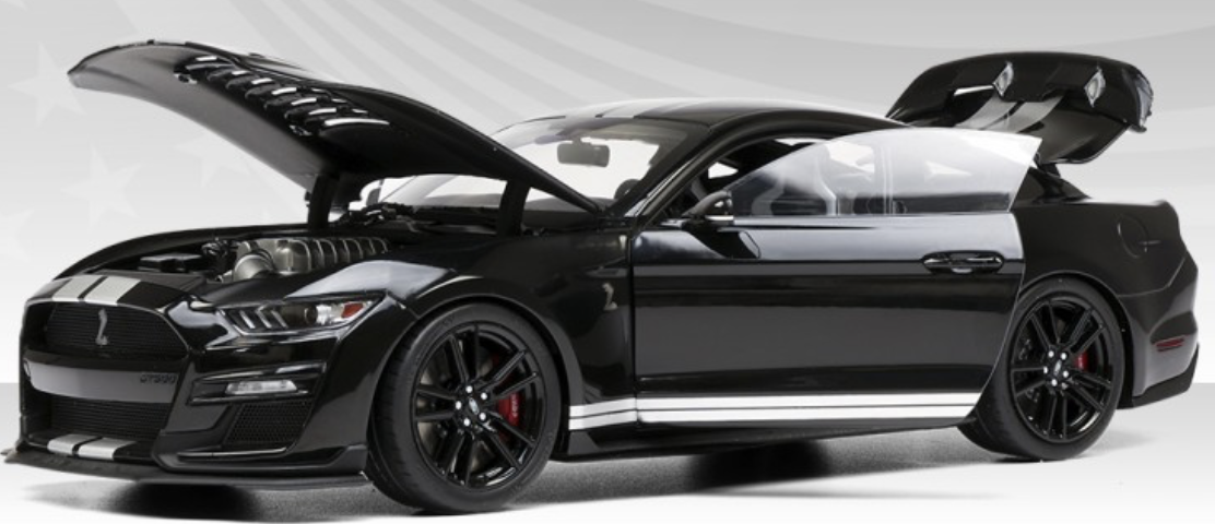 Ford Mustang Shelby GT 500 2022 Black IXO 1/18