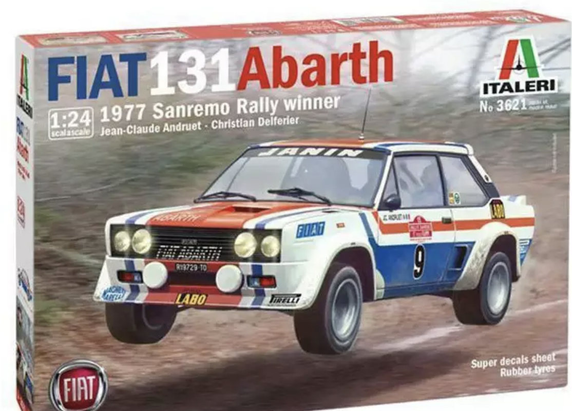 FIAT Abarth 131 San Remo 1977 ITALERI 1/24