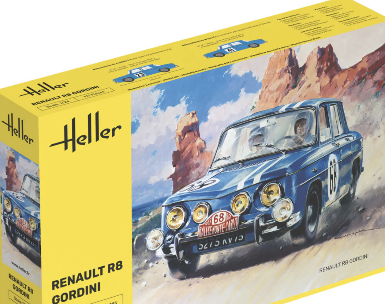 RENAULT R8 GORDINI HELLER 1/24