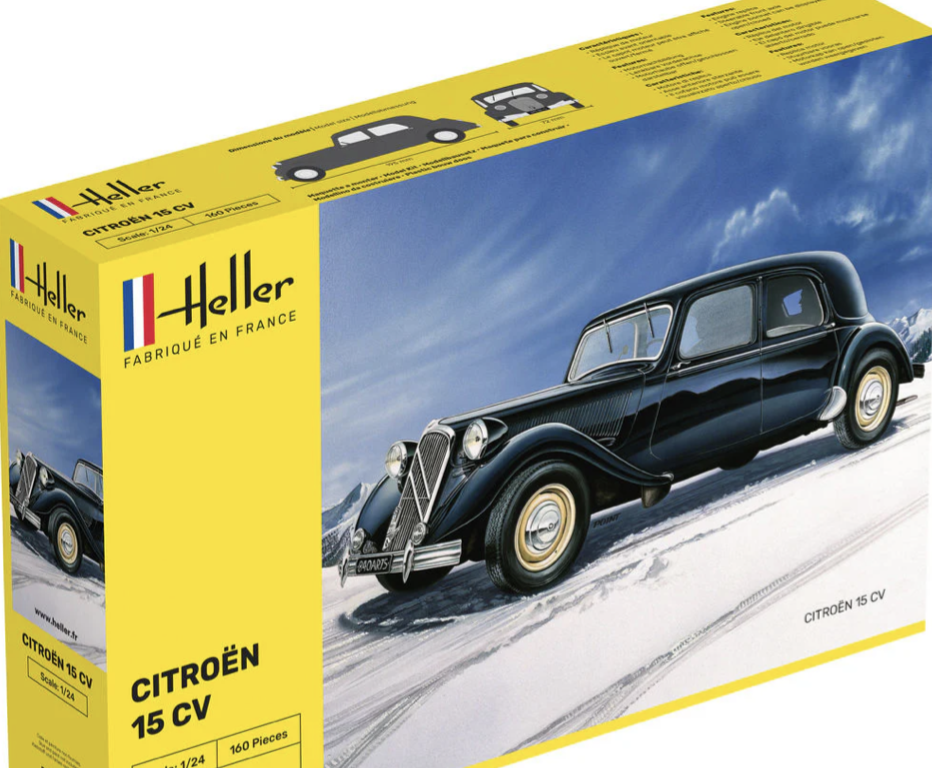 CITROEN 15 CV HELLER 1/24