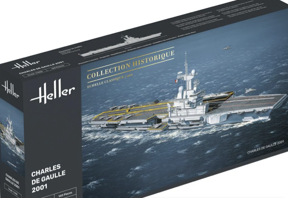 CHARLES DE GAULLE HELLER 1/400