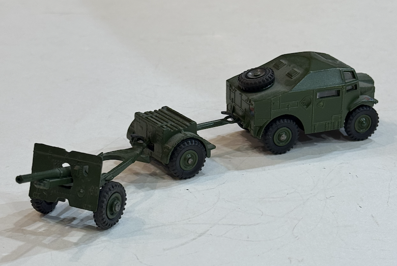 25-POUNDER FIELD GUN SET 1960 DINKY TOYS 1/55°