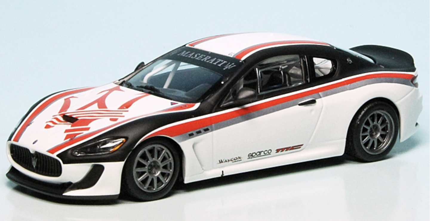 Maserati GranTurismo MC GT4 race-car "Test Car Trofeo Gran Turismo MC 2010" Minichamps 1/43