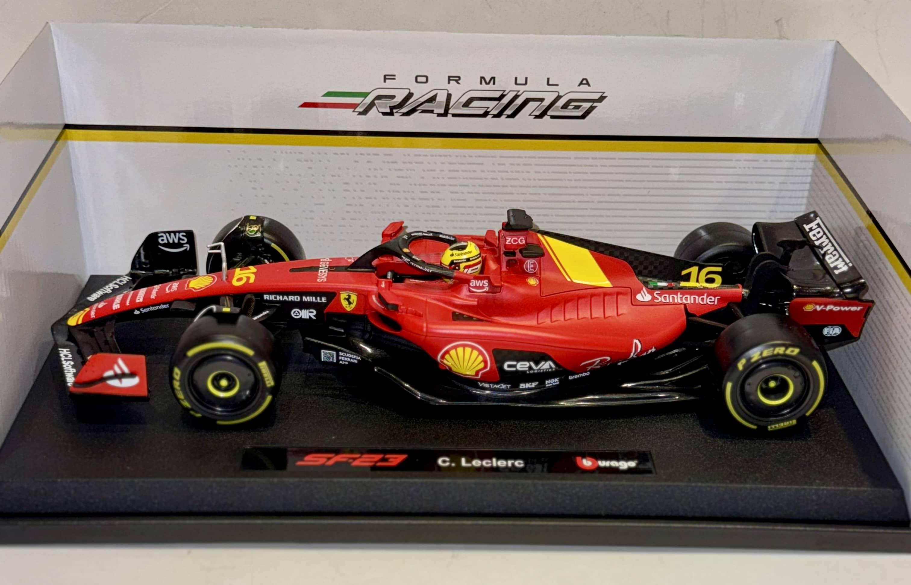 Ferrari SF-23 LECLERC 2023 Burago 1/18°