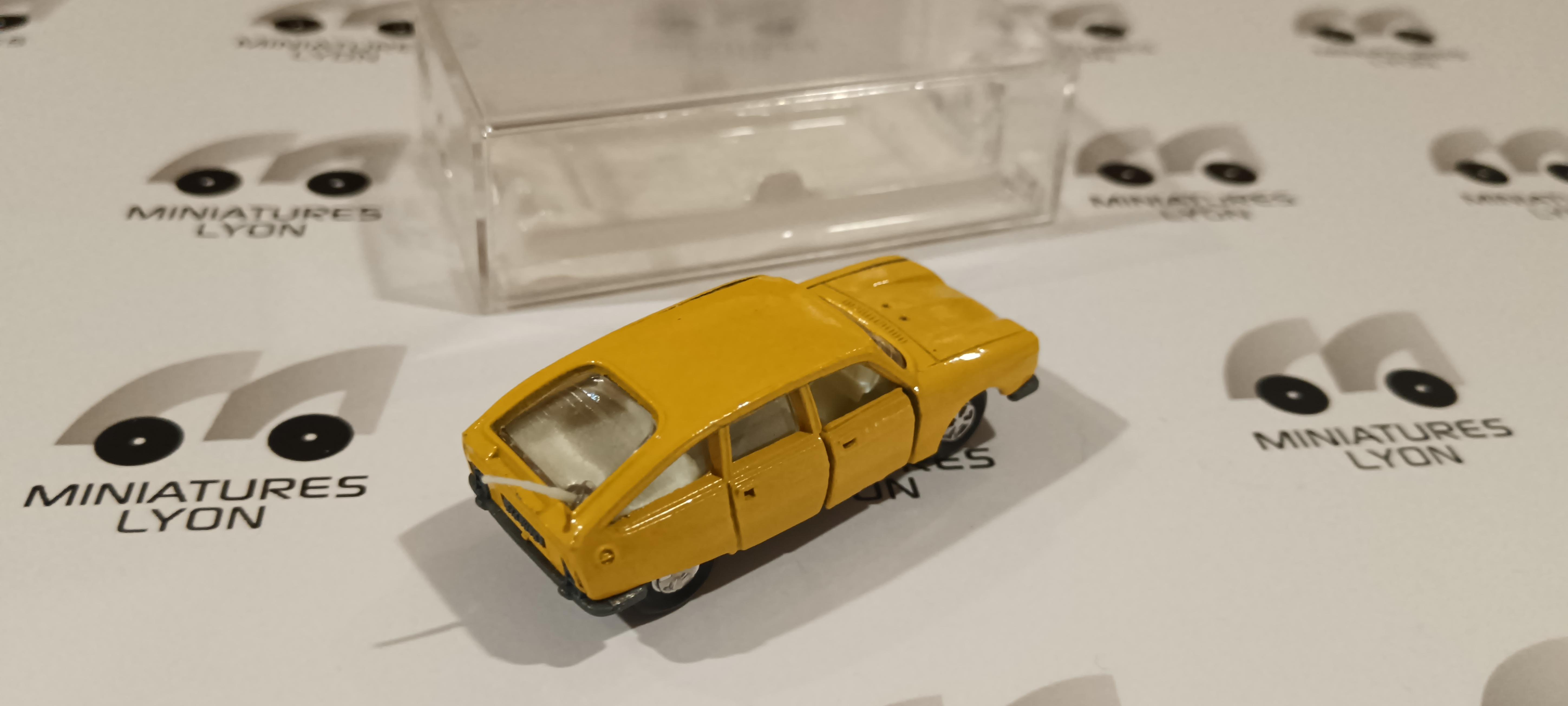 CITROEN GS JAUNE AVEC ANTENNE MAJORETTE 1/64