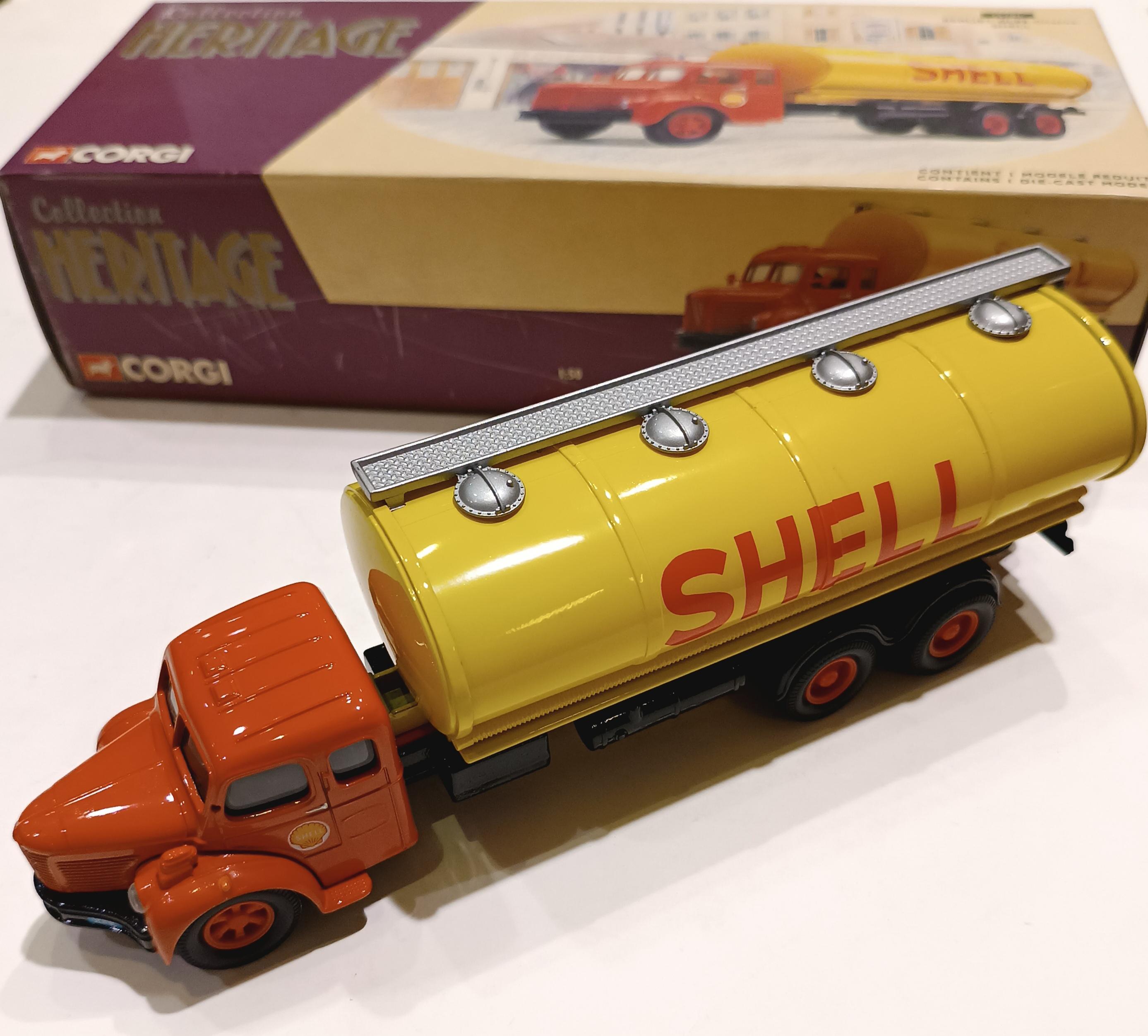 BERLIET GLR8 CITERNE SHELL  CORGI 1/50