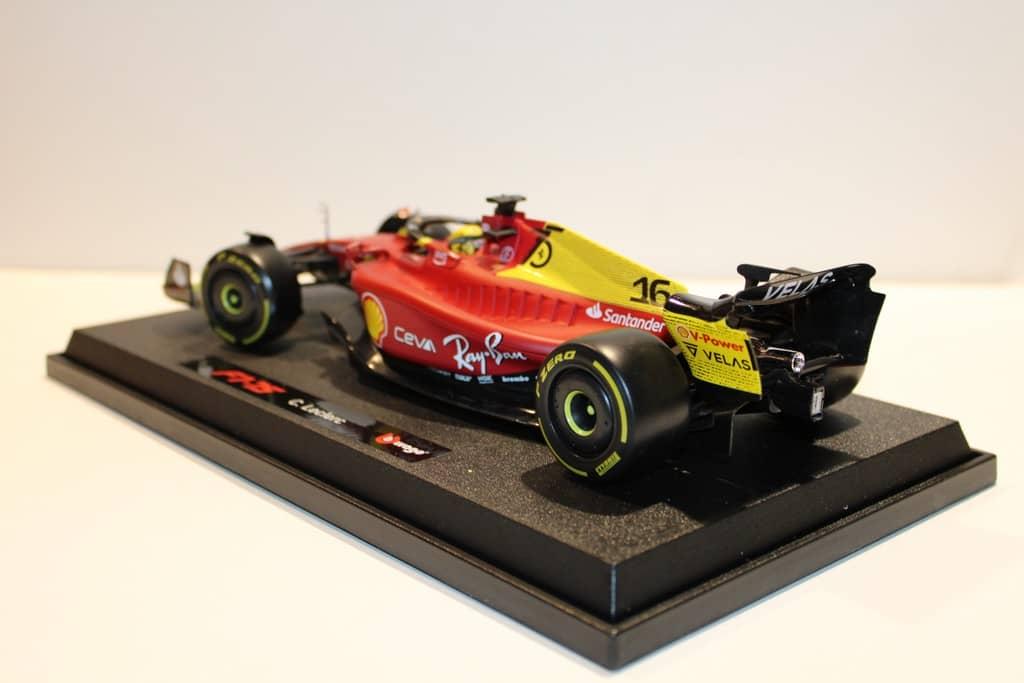 FERRARI F1-75 N°55 SAINZ ITALIAN GP GIALLO MODENA SPECIAL EDITION BURAGO 1/18°