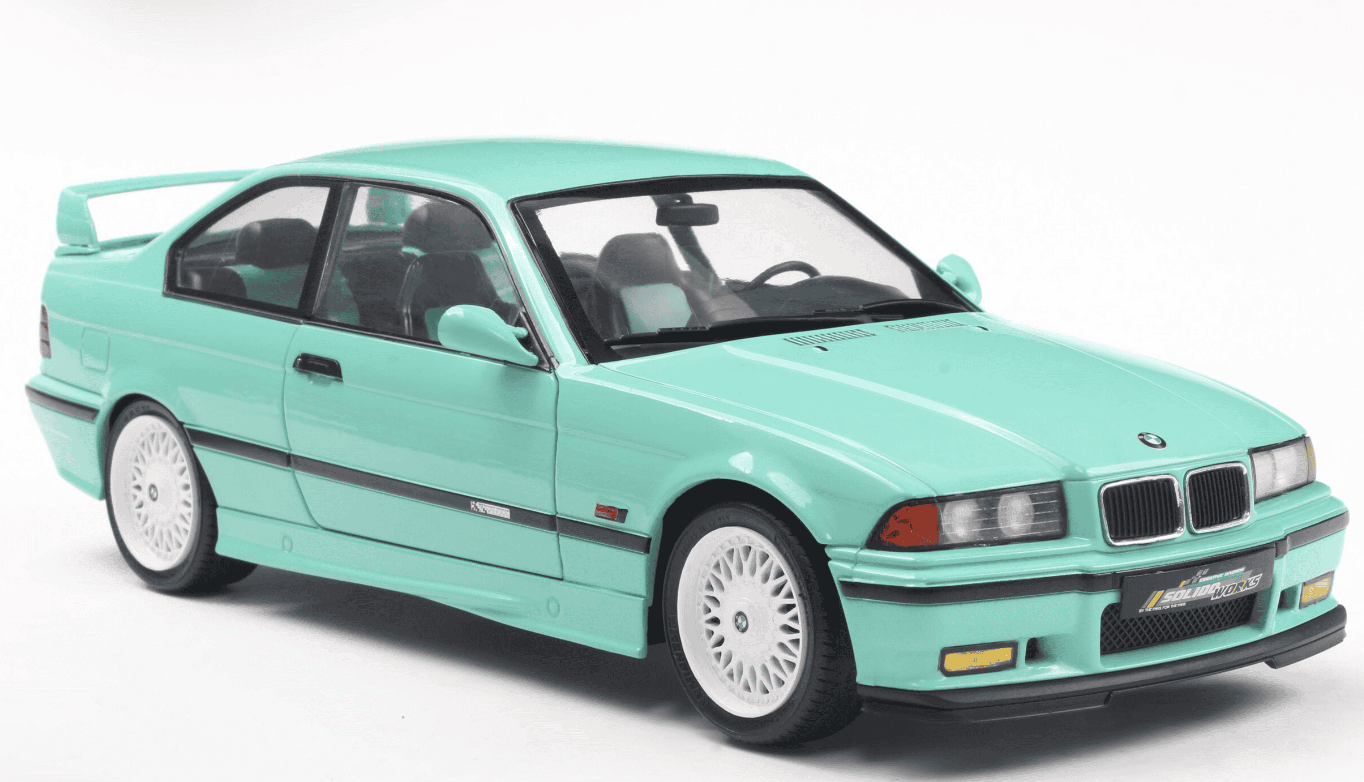 BMW M3 COUPE SOLIDO WORKS – MINT GREEN – 1991 SOLIDO 1/18