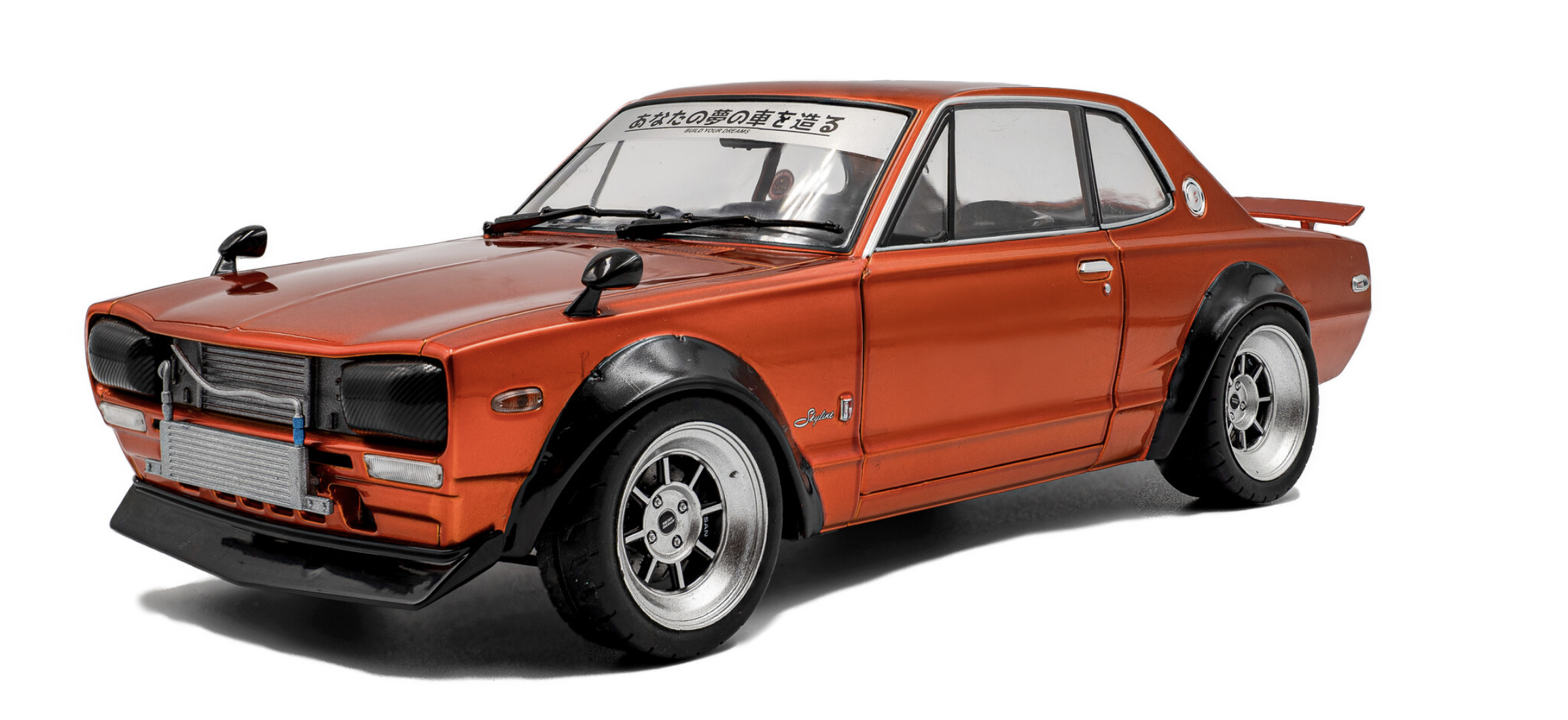 NISSAN SKYLINE (C10) HAKOSUKA ORANGE  SOLIDO 1/18