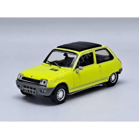 RENAULT 5 TL DECOUVRABLE JAUNE 1978 ODEON 1/43°